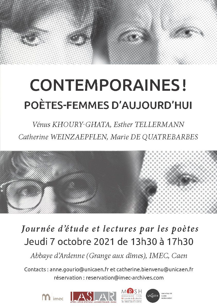 Contemporaines !  Poètes-femmes d'aujourd'hui