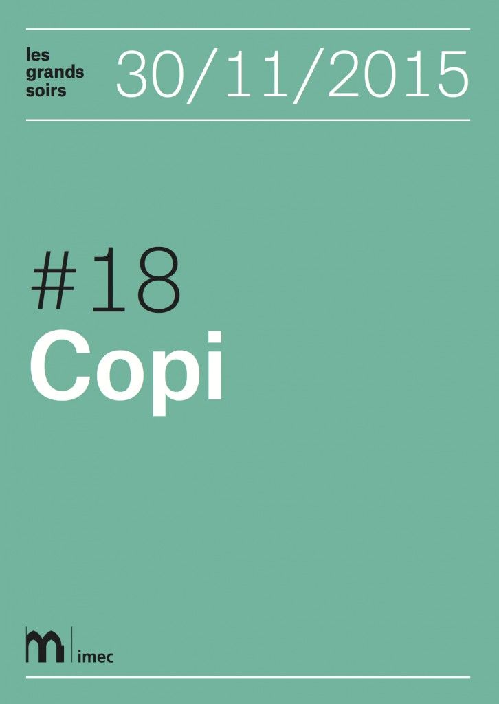 Les grands soirs #18. Copi