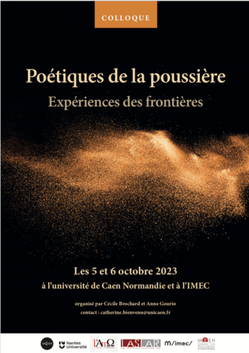 Poétiques de la poussière, expériences des frontières