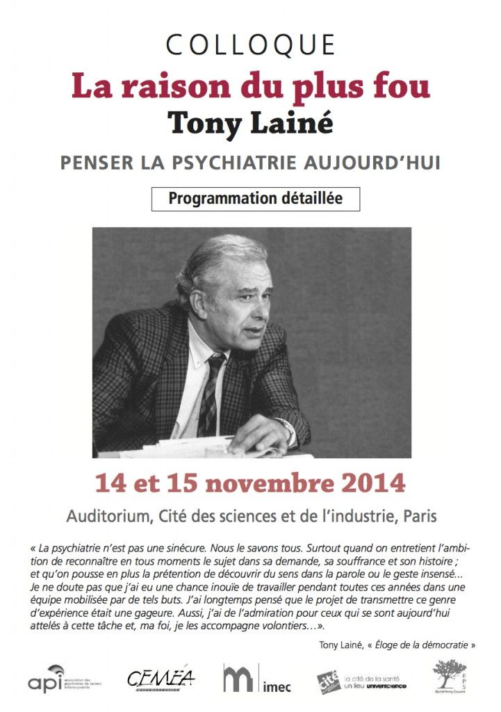 La raison du plus fou - Tony Lainé - Penser la psychiatrie aujourd'hui