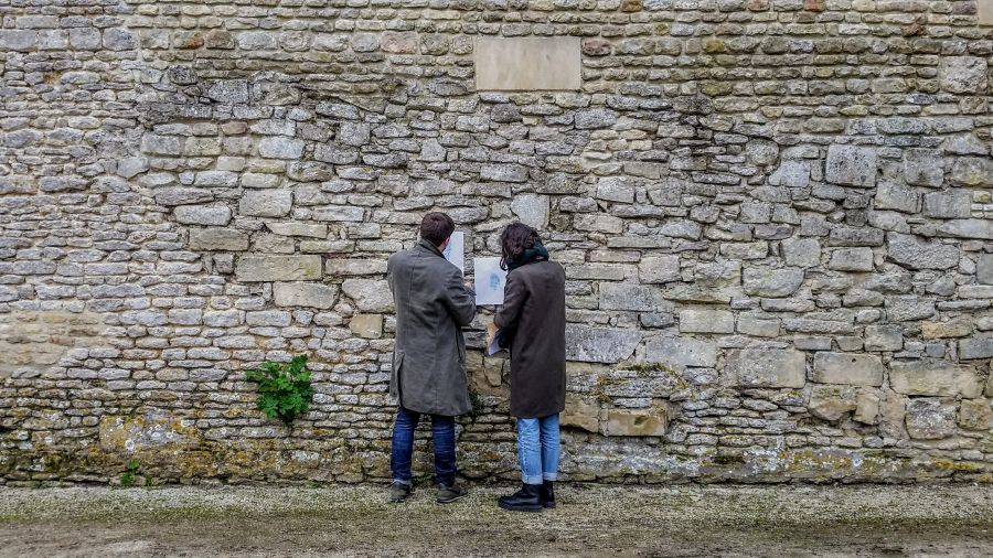 Ekatérina Odé. Doctorants de SACRe sur le terrain de la recherche-création à l’abbaye d’Ardenne, 2018.