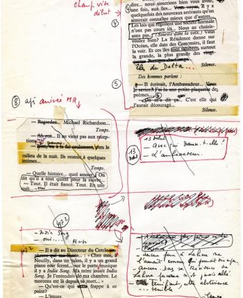 Parmi les archives de Marguerite Duras