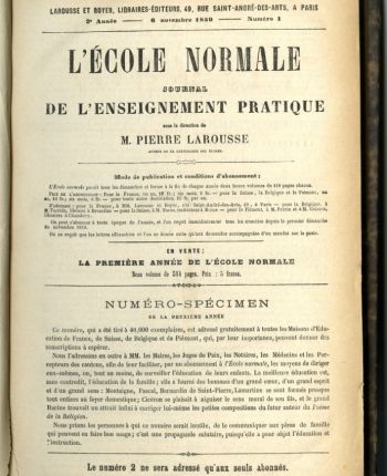 Parmi les archives des éditions Larousse