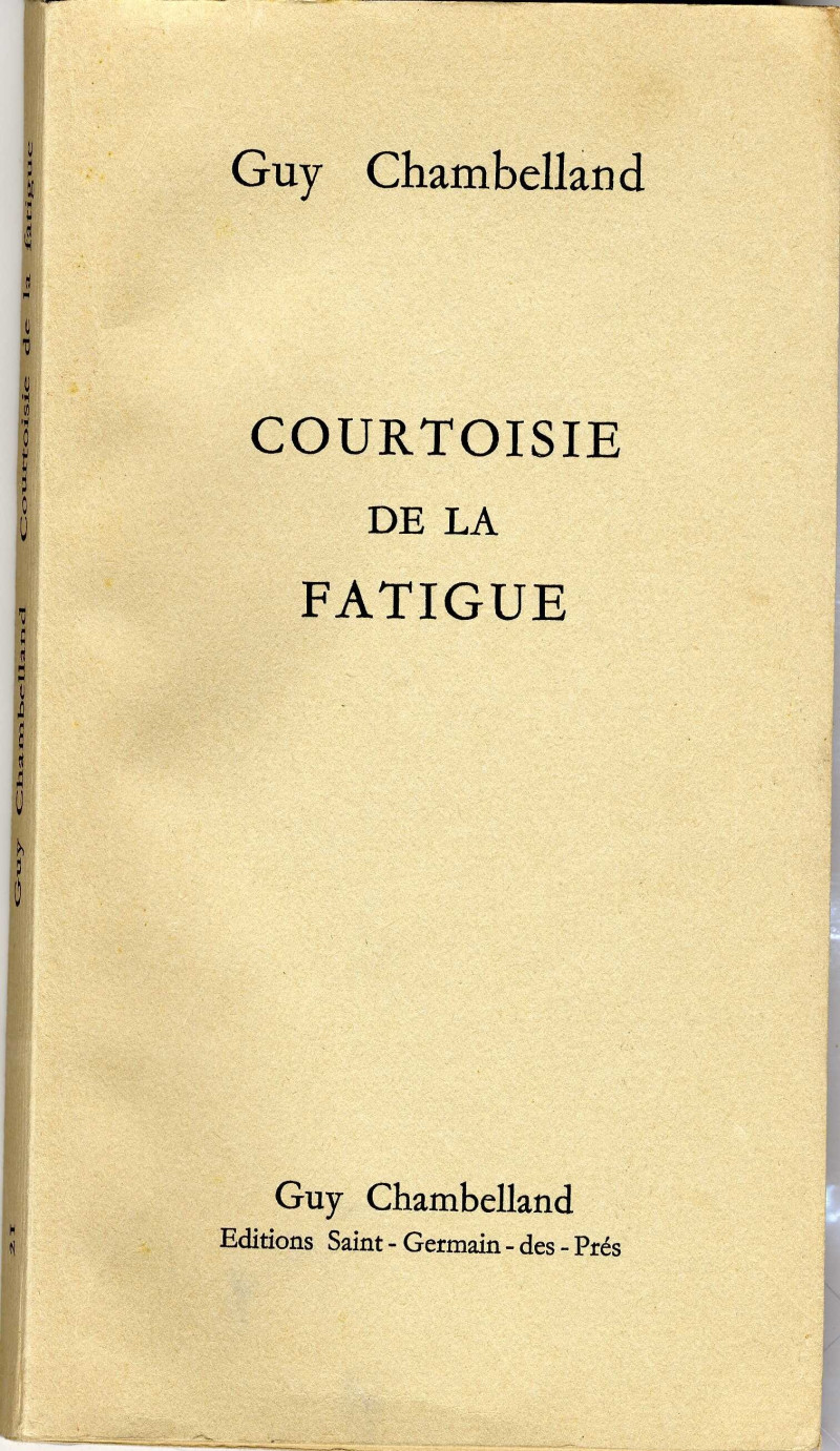 image for Guy Chambelland (1927-1996)