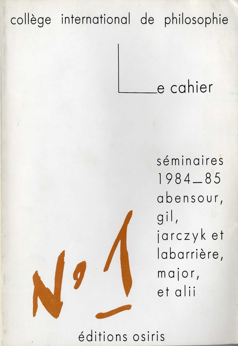 image for Collège international de philosophie