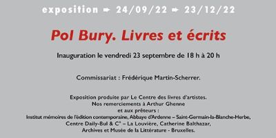 Exposition Pol Bury au Centre des livres d'artistes