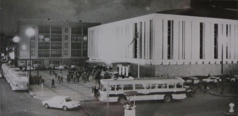 Inauguration du Théâtre-Maison de la culture de Caen en avril 1963