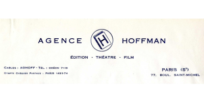 Inventaire en ligne ! Agence littéraire Hoffman