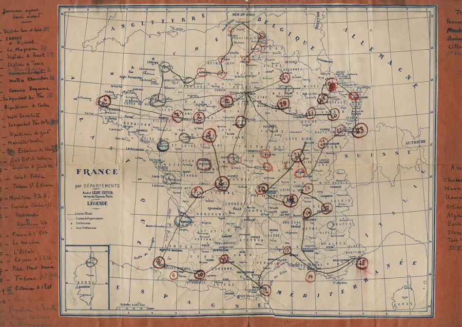 Marcel Allain, ou Fantômas sur les routes de France