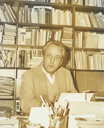 Sur une photo de Louis Althusser