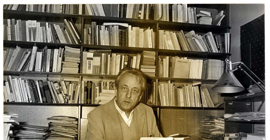 Sur une photo de Louis Althusser