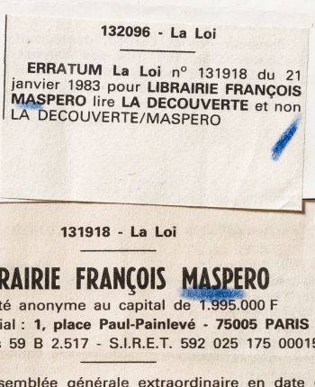 François Maspero, un éditeur engagé