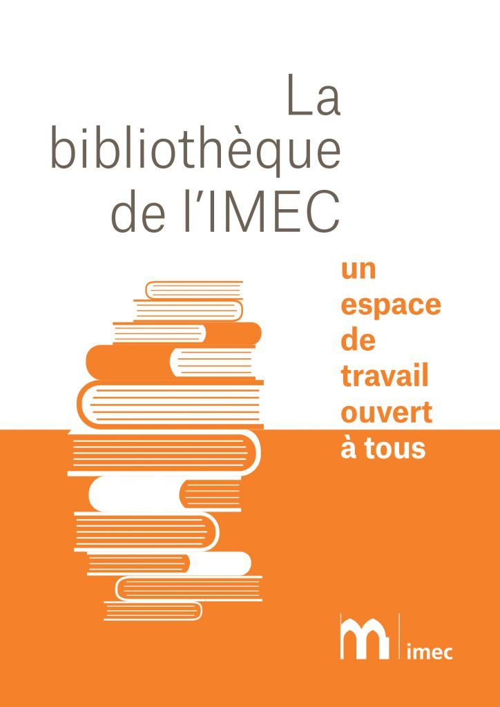 La bibliothèque de l'Imec, un espace de travail ouvert à tous